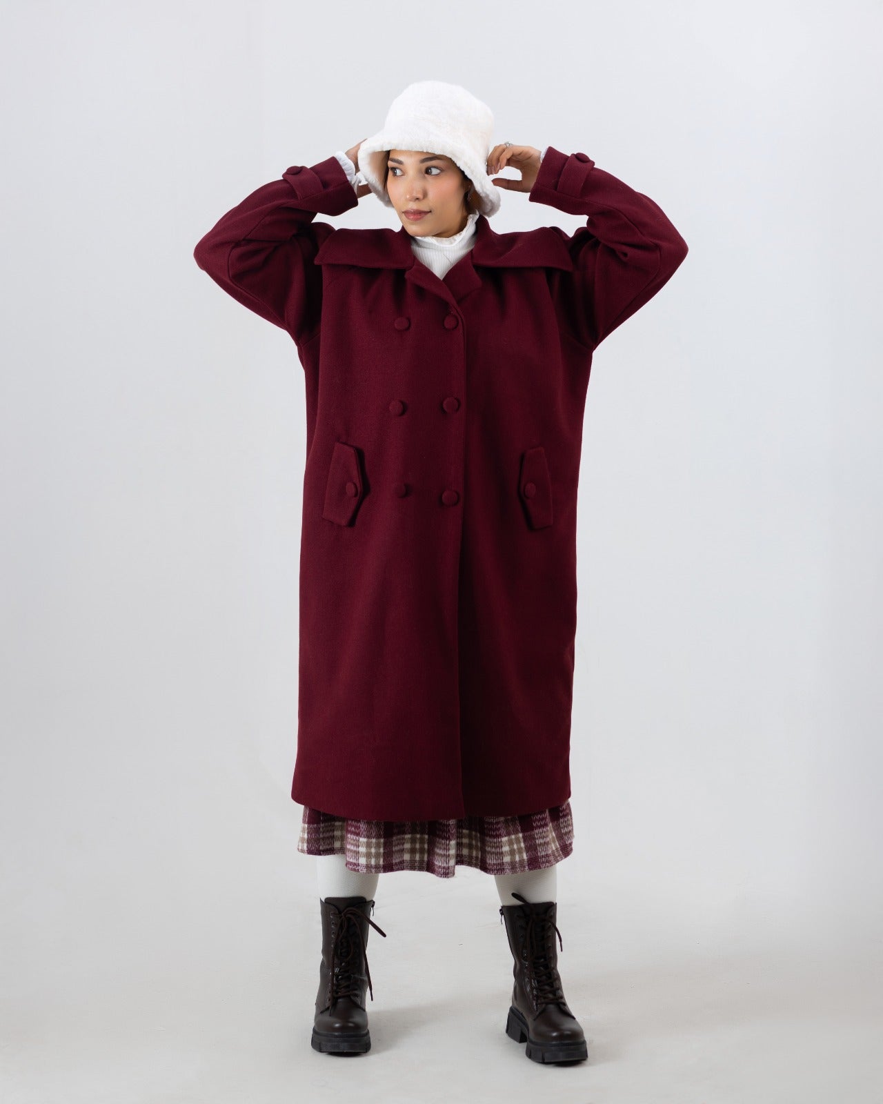 Burgundy Coat