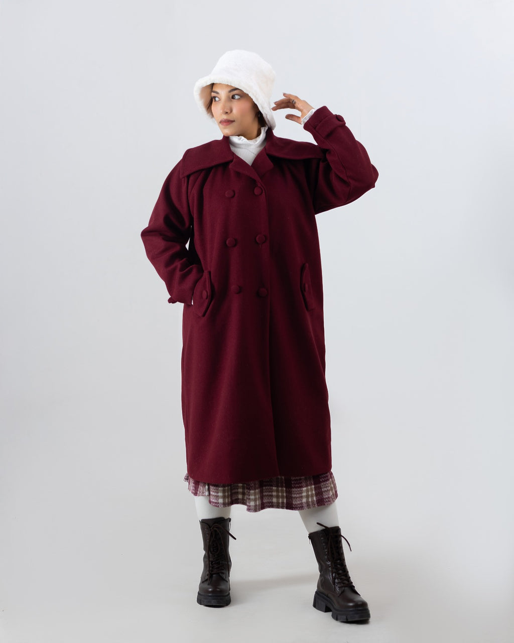Burgundy Coat