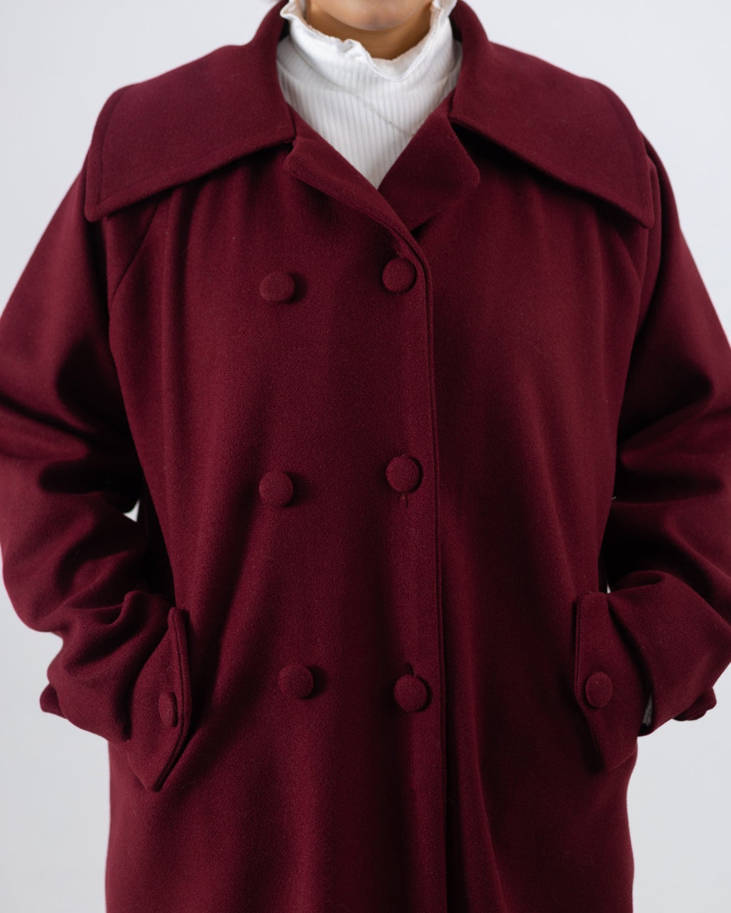 Burgundy Coat