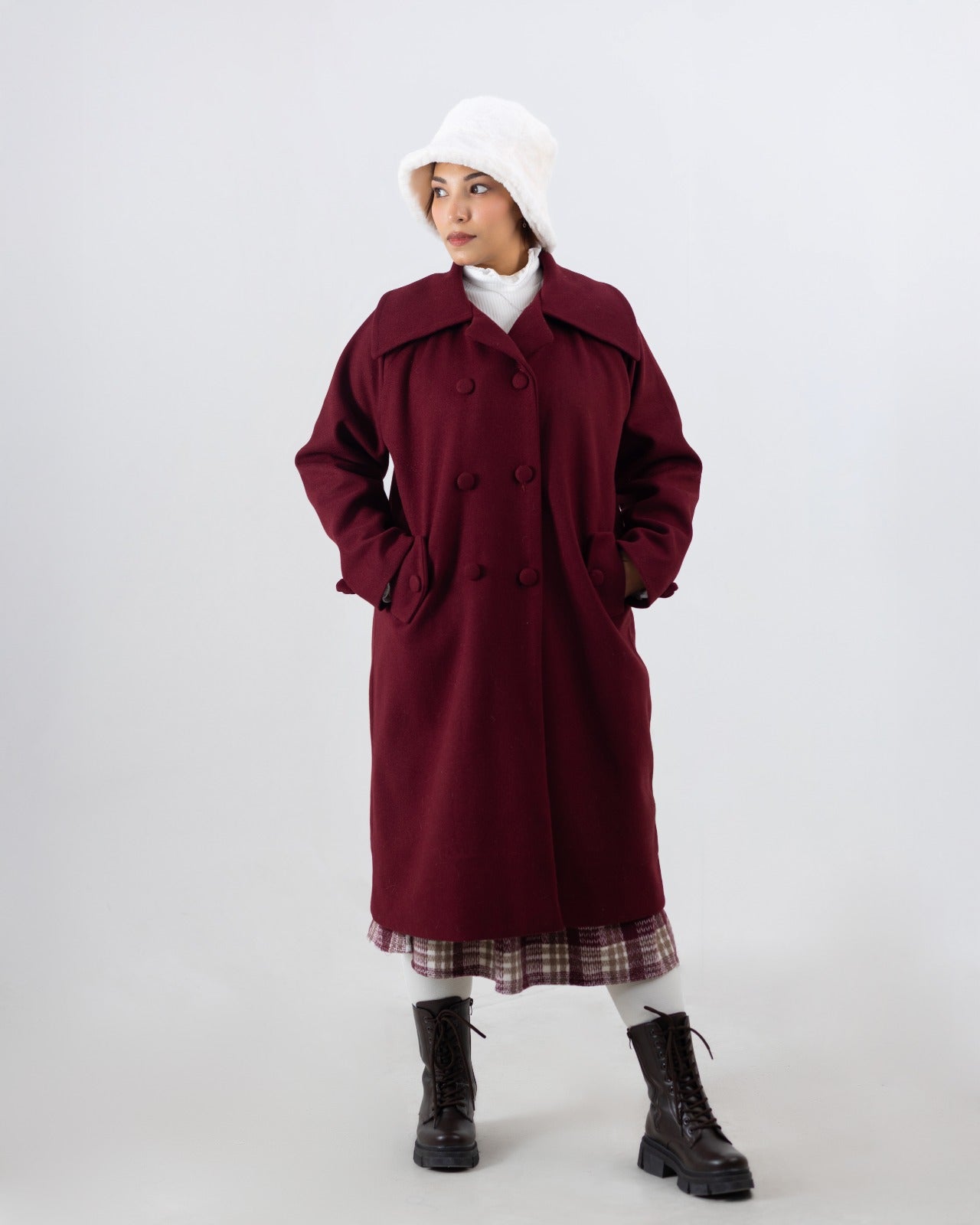 Burgundy Coat